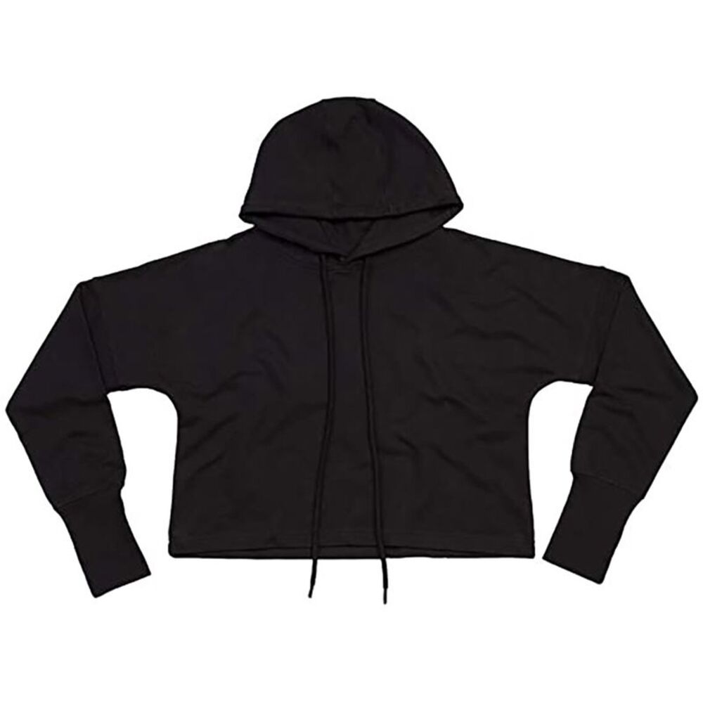 Mantis Womens/Ladies Cropped Crop Top / Black